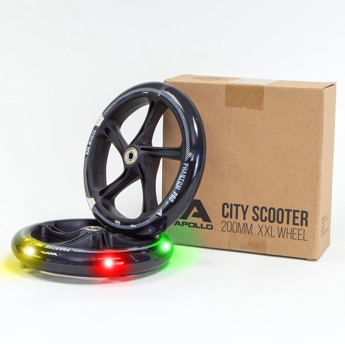 Vervangwielen Set voor Stadsscooter 200 mm - Professionele Wielen met ABEC 7 Lagers - Voor soepele rit - ShopVlot
