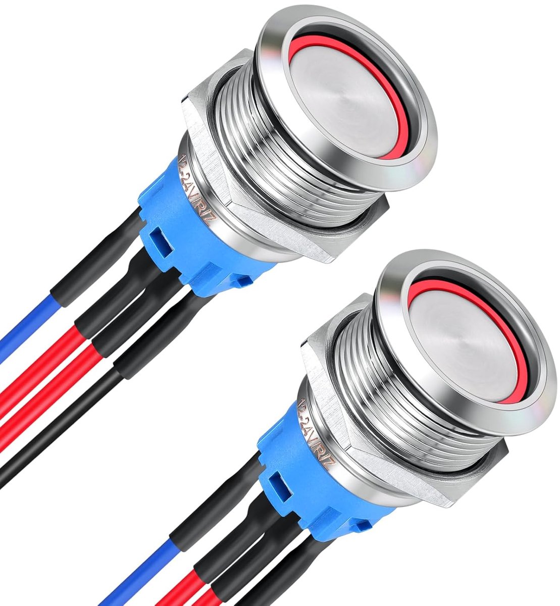 On/Off schakelaar 12V - SPST 19mm - verlicht - ideaal voor camper en boot - ShopVlot