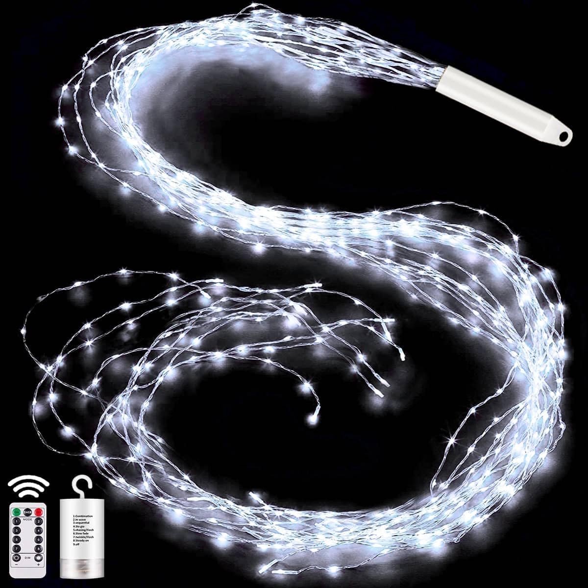 Kerstdruppels 1 m 100 LED lampjes - batterij met timer - 8 modi - ideaal voor binnen en buiten decoratie - ShopVlot