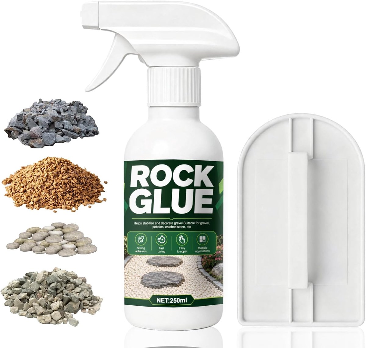 Bindmiddel voor grind buiten 250 ml - kiezelstabilisator - waterdicht en vorstbestendig - ideaal voor paden - ShopVlot