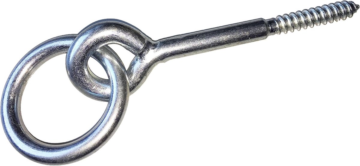 Barring set van 2 - 150 mm - gegalvaniseerd staal met houten draad - weerbestendig voor buitengebruik - ShopVlot