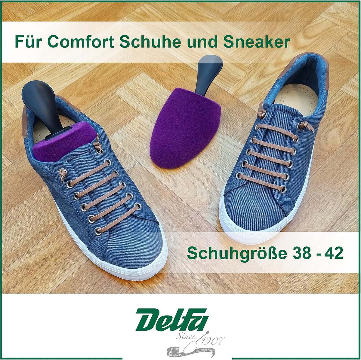 Schoenenrekset van 3 paar - maat 38-42 - twee-kleurig - voor comfortabele schoenen - ShopVlot