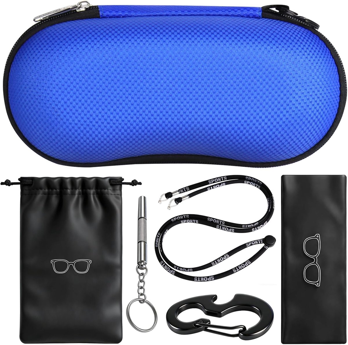 Zonnebril etui - EVA materiaal - krasbestendige hard shell - ideaal voor buitensportbrillen - ShopVlot