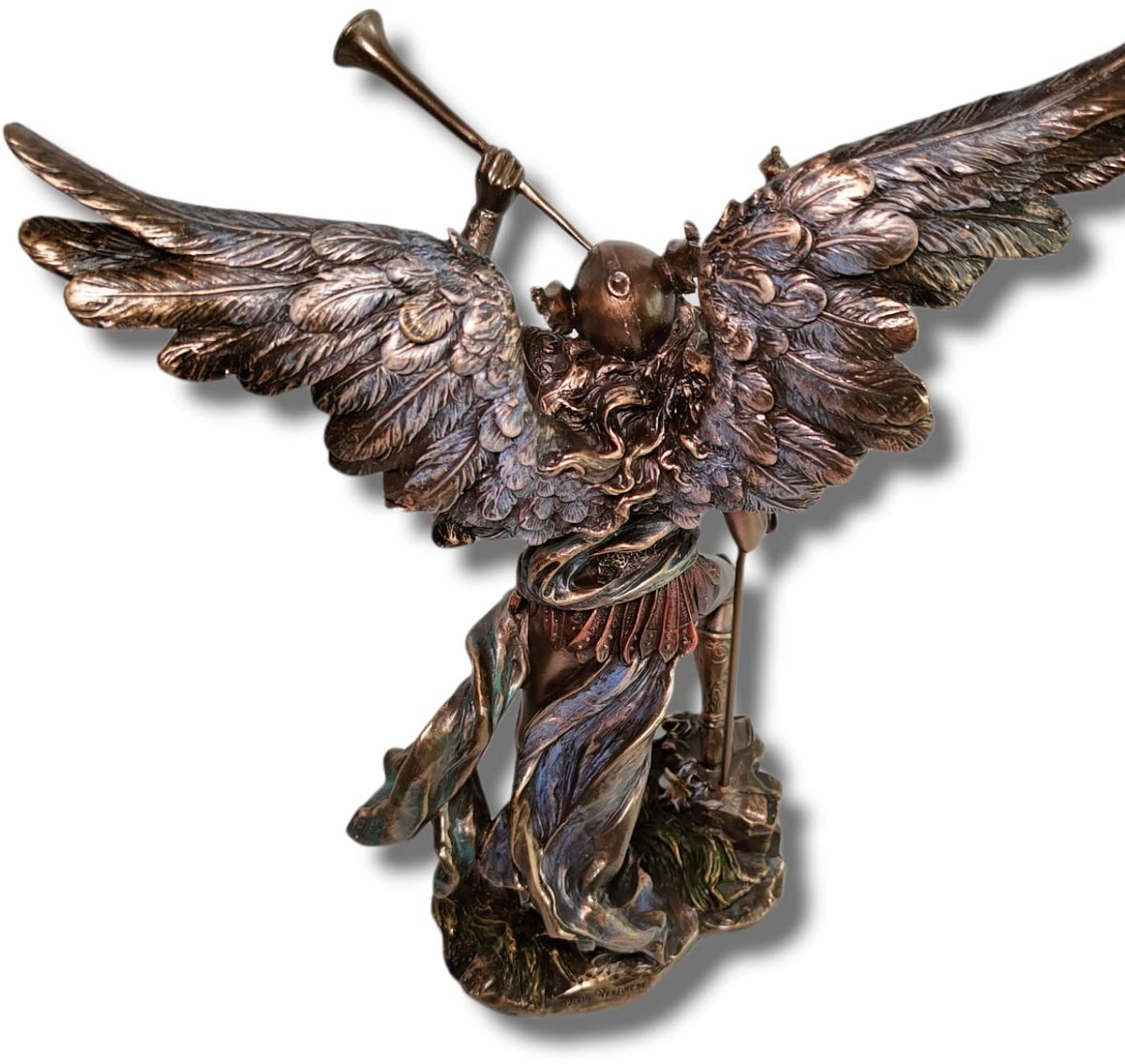 Beeldje Aartsengel Gabriel - Hars - 31 cm - Spirituele decoratie - ShopVlot