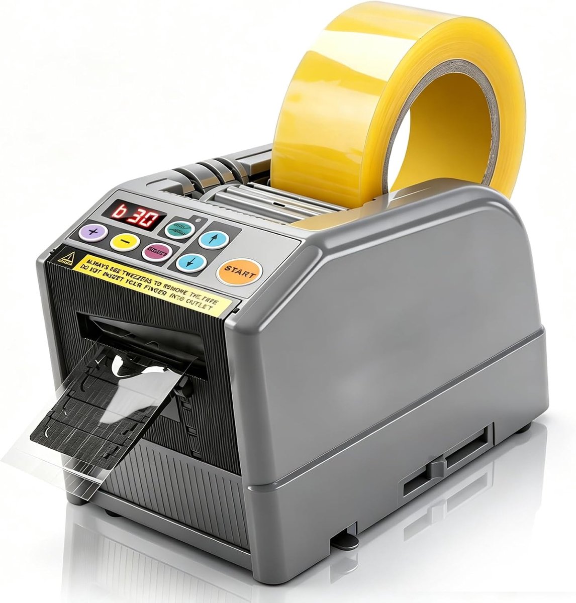 Automatische tape-dispenser - Elektrische tape-snijdmachine - Voor tape breedte 6-60mm - ShopVlot