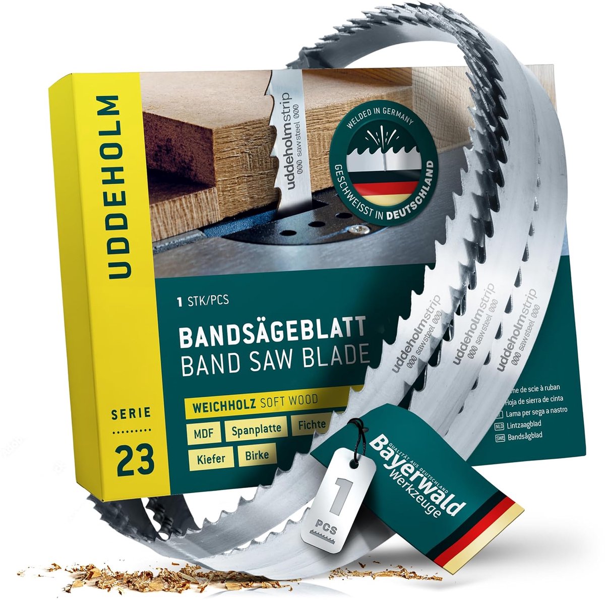 Bandzaagblad 2100 x 15 x 0.5 - Uddeholm staal - Geschikt voor hout - Langdurige levensduur - ShopVlot