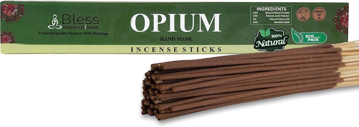Wierookstokjes 100% natuurlijk - handgemaakt - voor ontspanning en meditatie - ShopVlot
