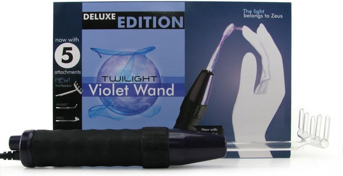 Twilight Violet Wand Deluxe Edition - 5 Opzetstukken - Professionele kwaliteit - Voor sensuele ervaringen - ShopVlot