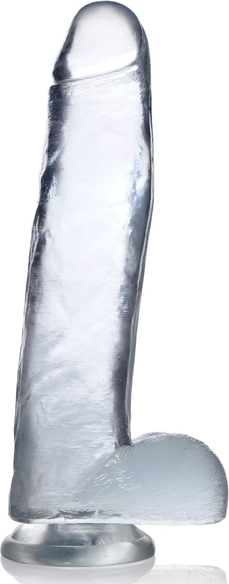 C-Thru Dong 11 Inch - Doorzichtig - Suction Cup - Voor een realistische ervaring - ShopVlot