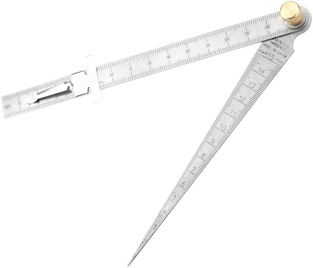Voeler gauge 1-15 mm - Roestvrij staal - Duidelijke graduatie - Ideaal meetgereedschap - ShopVlot