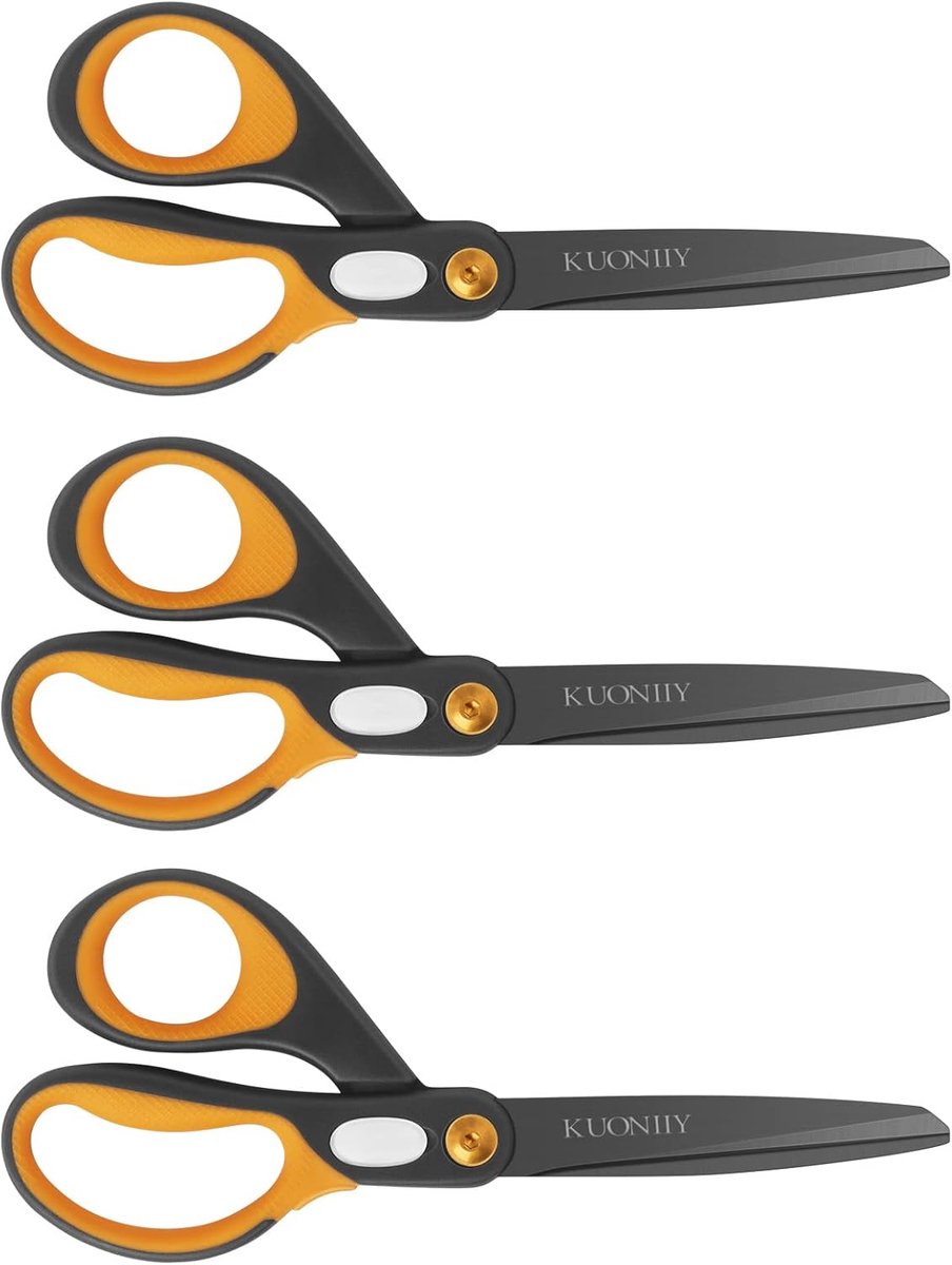 Schaar set van 3 - 20,3 cm - titanium gecoate bladen - voor nauwkeurig knippen - ShopVlot