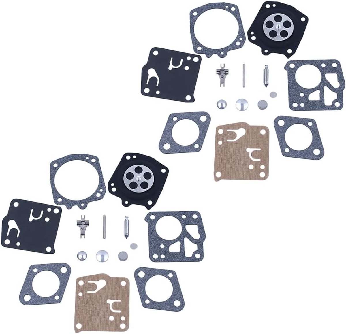 Carburateur reparatieset voor Jonsered 49Sp, 50, 51, 52, 60, 62, 66E - HS-21D & HS-101C series - 2 stuks - ShopVlot
