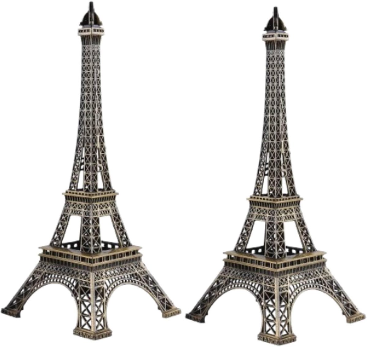 Eiffeltoren model 25 cm - zinklegering - decoratief standbeeld - voor woonkamer en feest - ShopVlot