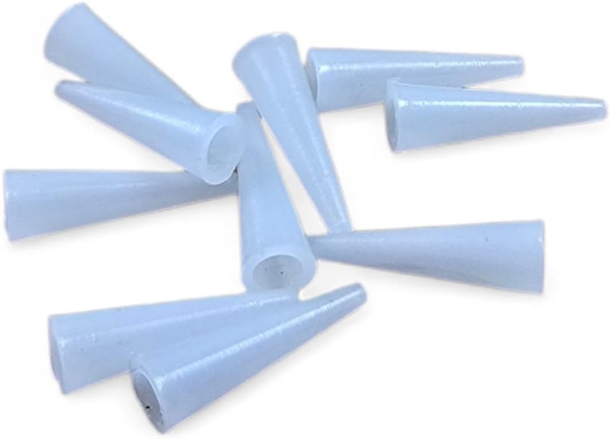 Reserve nylon kaak vervangtips - 5 paar - blauw - beschermt sieraden tijdens het maken - ShopVlot