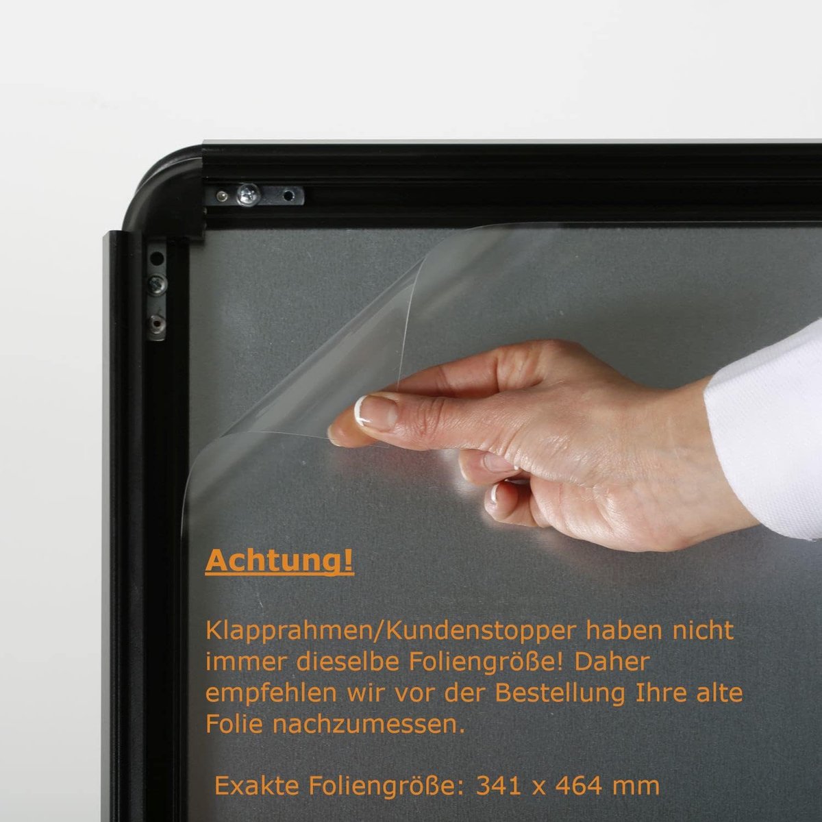 Antireflex beschermfolie DIN A2 - 0.7 mm dik - 2 stuks - perfect voor waterdichte draagframes - ShopVlot