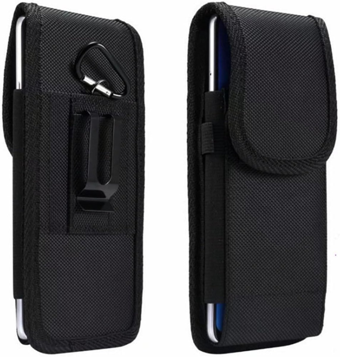 Mobiele telefoon heuptas - Oxford stof - met riemlus - ideaal voor onderweg - ShopVlot