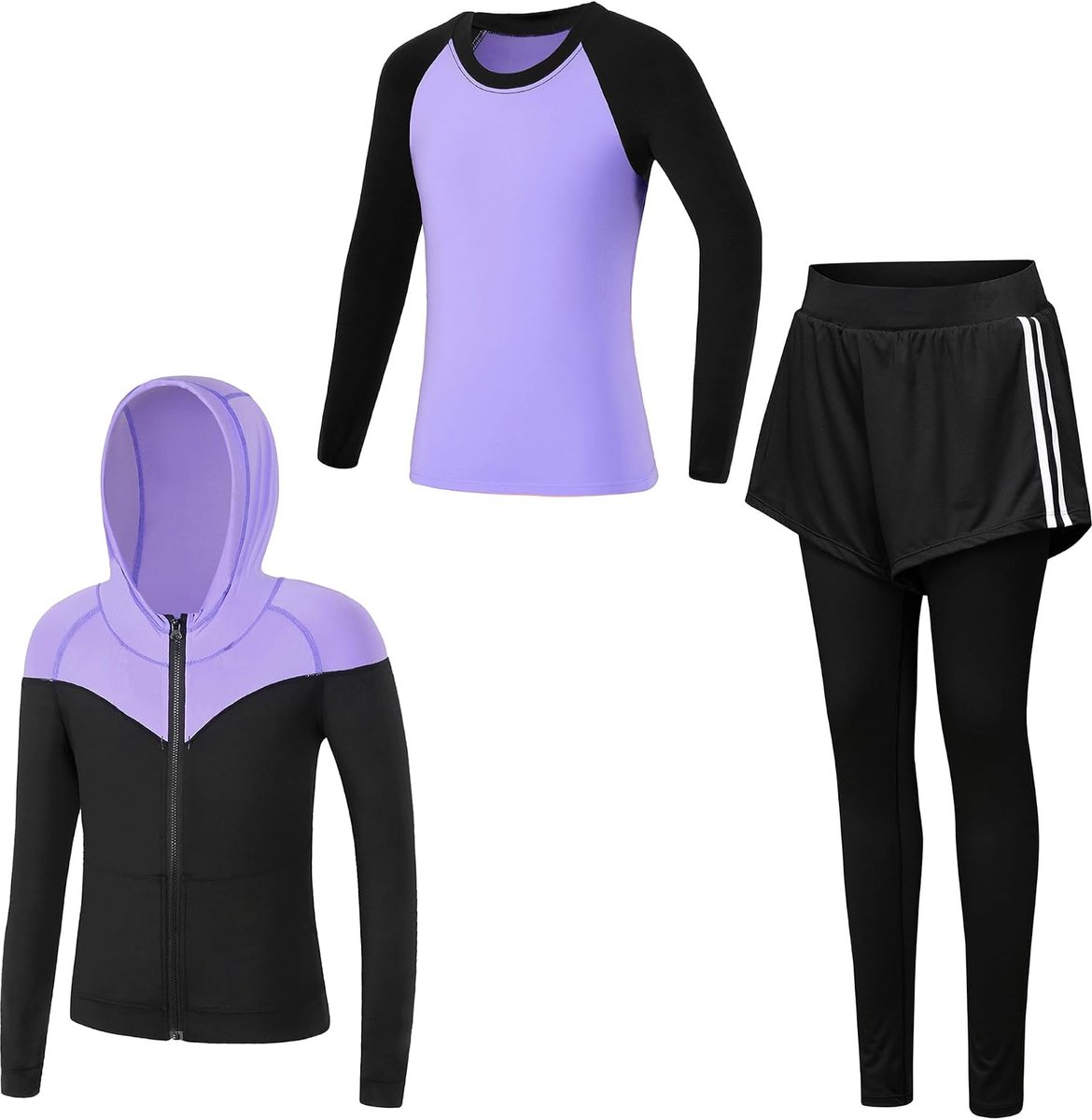 Sportset voor kinderen - 2/3 delige joggingkleding - comfortabel en ademend - ideaal voor training en spel - SnelShoppen