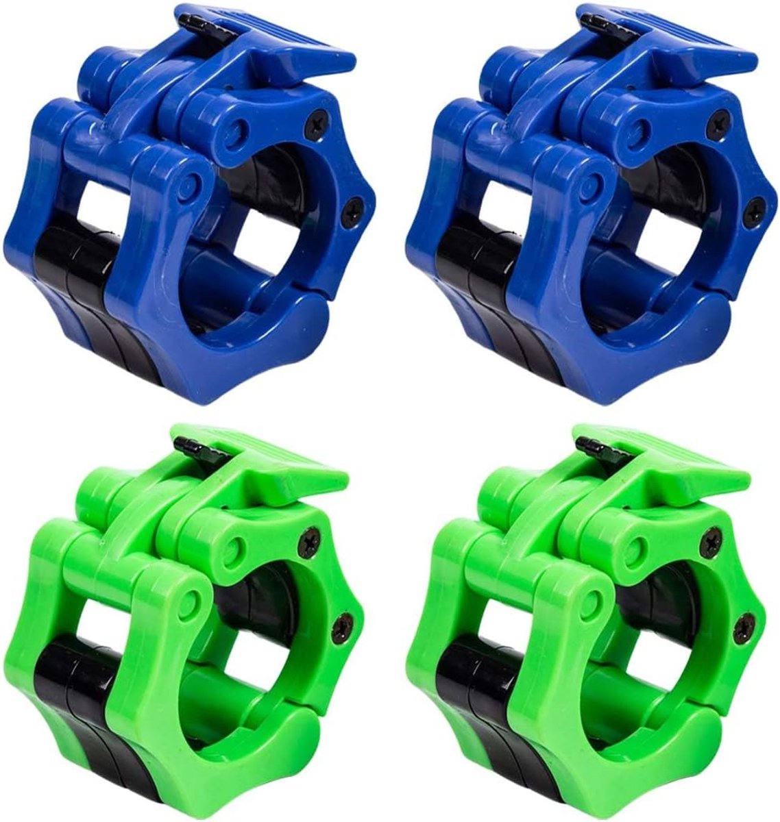 Dumbbell clasps 25 mm - snelontgrendelbaar - geschikt voor halterstangen en gewichten - duurzame grip - SnelShoppen