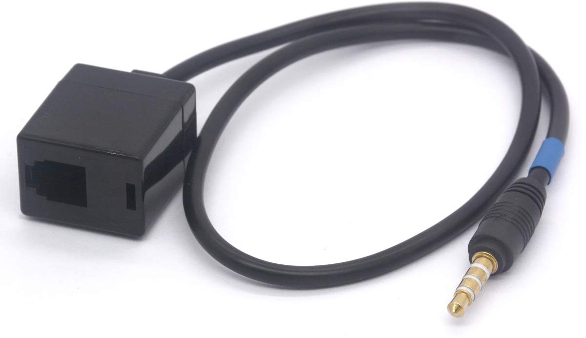 Headset Buddy RJ9 4P4C Female to 3.5mm Male Mobile Phone Adapter Cable for Cisco, Avaya Phone 40cm - ShopVlot