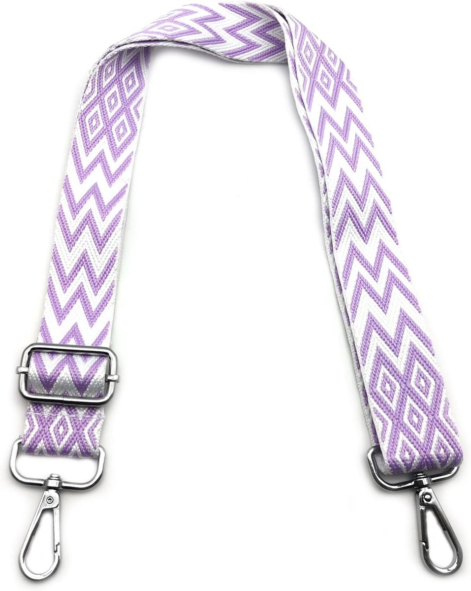 Tasriemen om te wisselen, kleurrijk, verstelbare schouderriem voor tassen, tasriem, brede schouderriem met karabijnhaak, zilver, 3,8 cm, schouderriem voor draagriem, tassen voor dames, tassen,