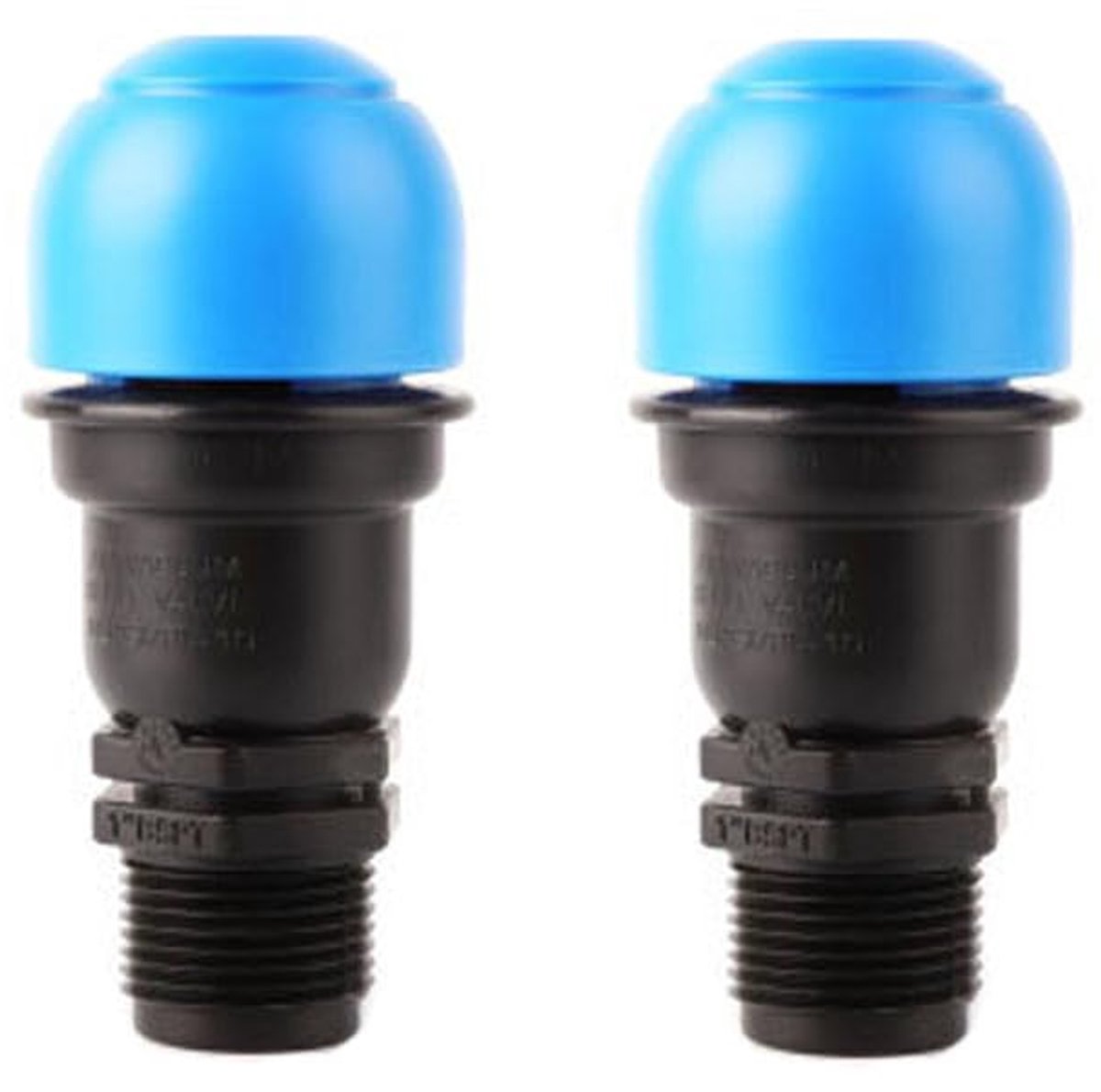 2 stuks ontluchtingsventiel, 1 inch automatisch ontluchtingsapparaat, kunststof ontluchtingsventielaccessoires voor druppelirrigatiewatervoorzieningssysteem