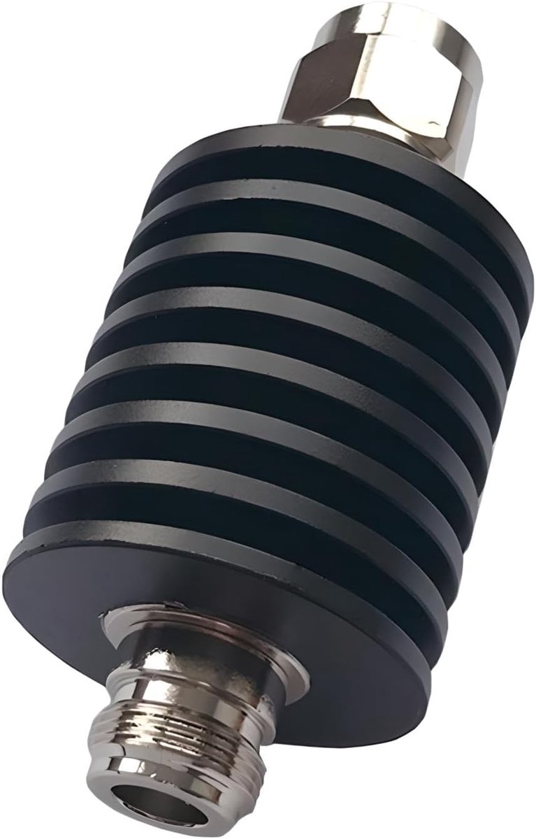 25 Watt 3dB Vaste demper 3GHZ N-Type 25W rf coaxiaal voor laboratorium en Radio BECEN