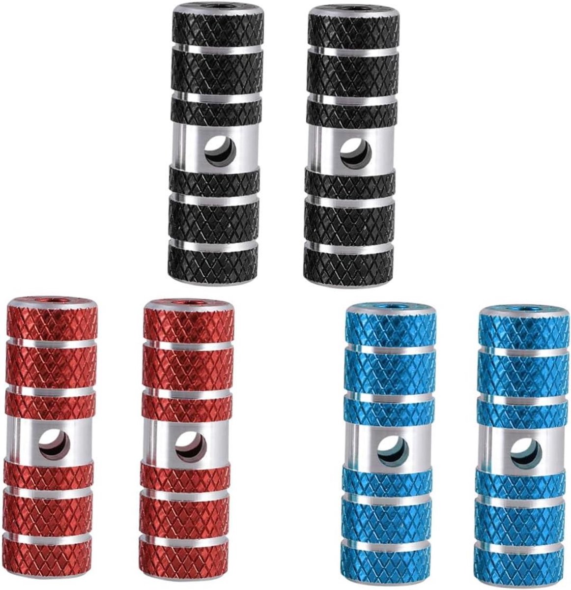 Fiets Pinnen - Voetsteunen Fiets - Extra Grip - Snel Ontgrendelingssysteem - 7 cm Lengte - Blauw
