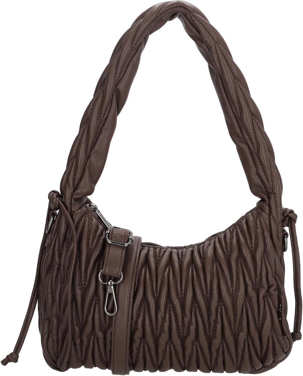 Schoudertas met meerdere vakken - vintage leren tas - stijlvolle uitstraling - ideaal voor dagelijks gebruik - ShopVlot