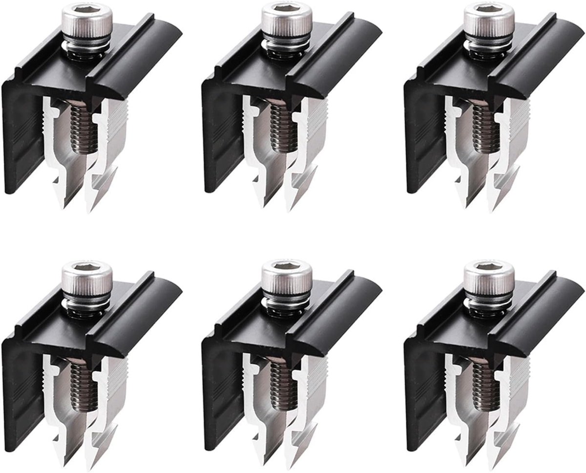 Solar panelhouder eindklem 30mm - aluminium - corrosiebestendig - stabiele installatie - ShopVlot