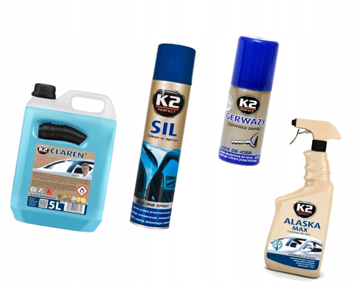 K2 Auto-winteronderhoudsset - 4 onderdelen