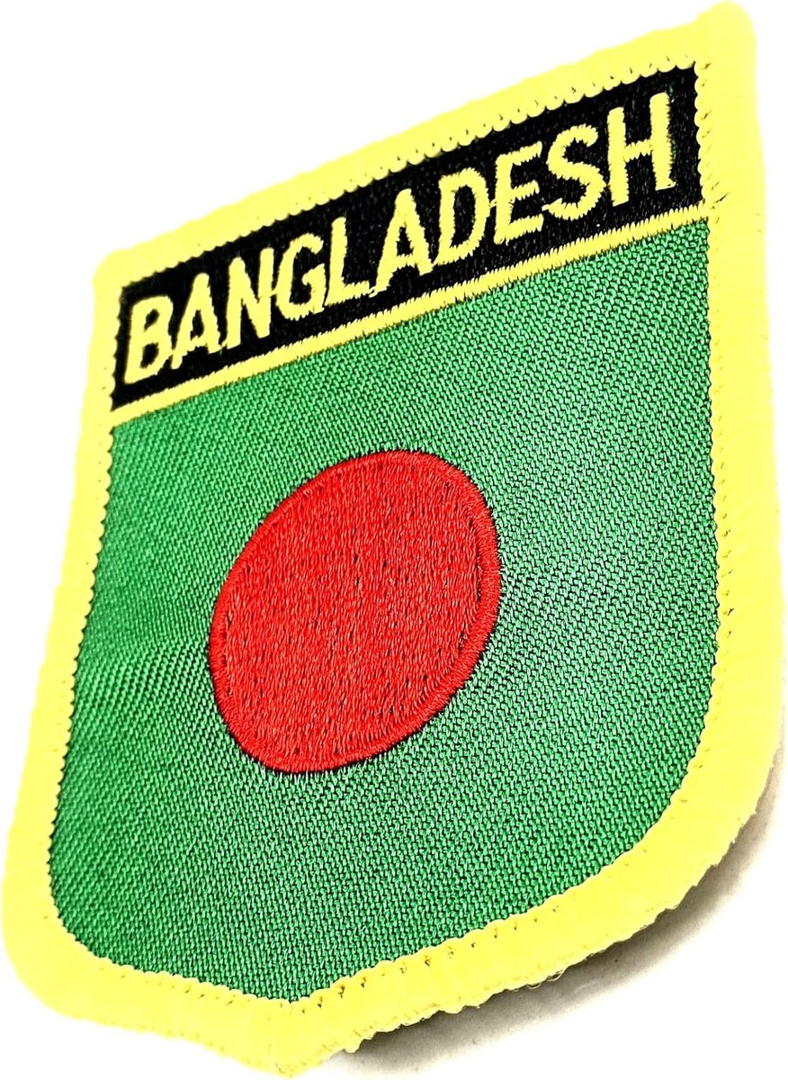 Borduurpatch Bangladesh vlag - 1 stuk - ijzer-op - ideaal voor kleding - ShopVlot