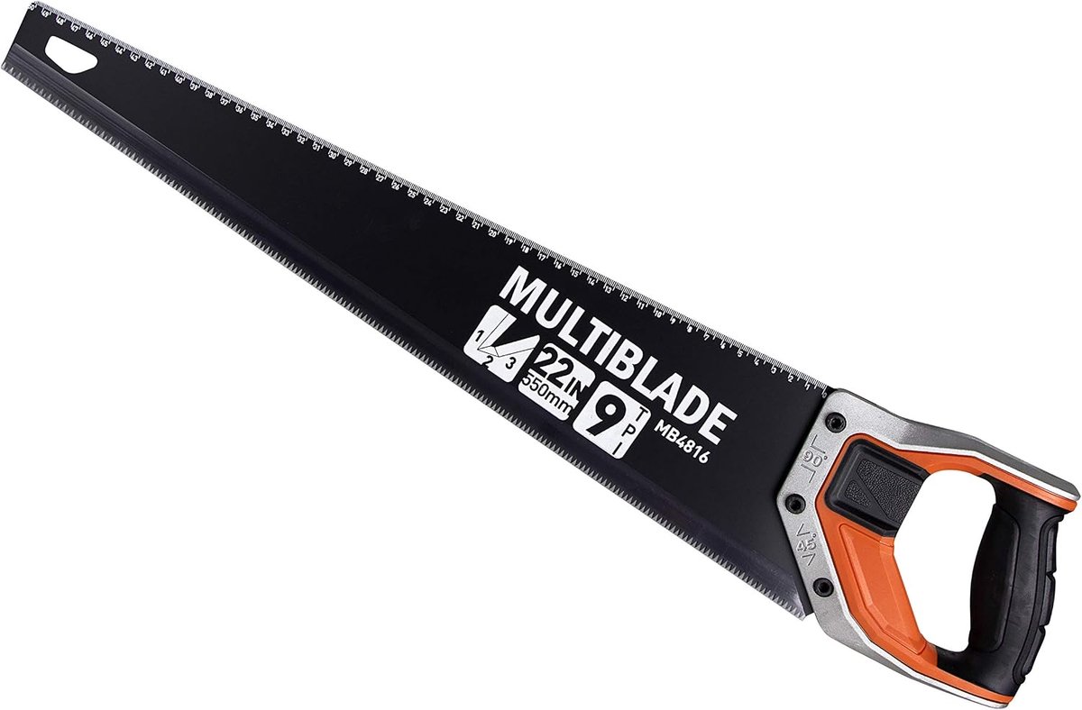 Handzaag 550 mm - SK5 blad - Ergonomische aluminium handgreep - Voor nauwkeurig zagen - ShopVlot