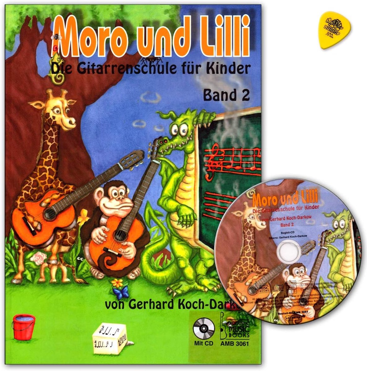 Guitar School voor Kinderen - Band 2 met CD - Speelse leerstappen - Ideaal voor jonge muzikanten - ShopVlot
