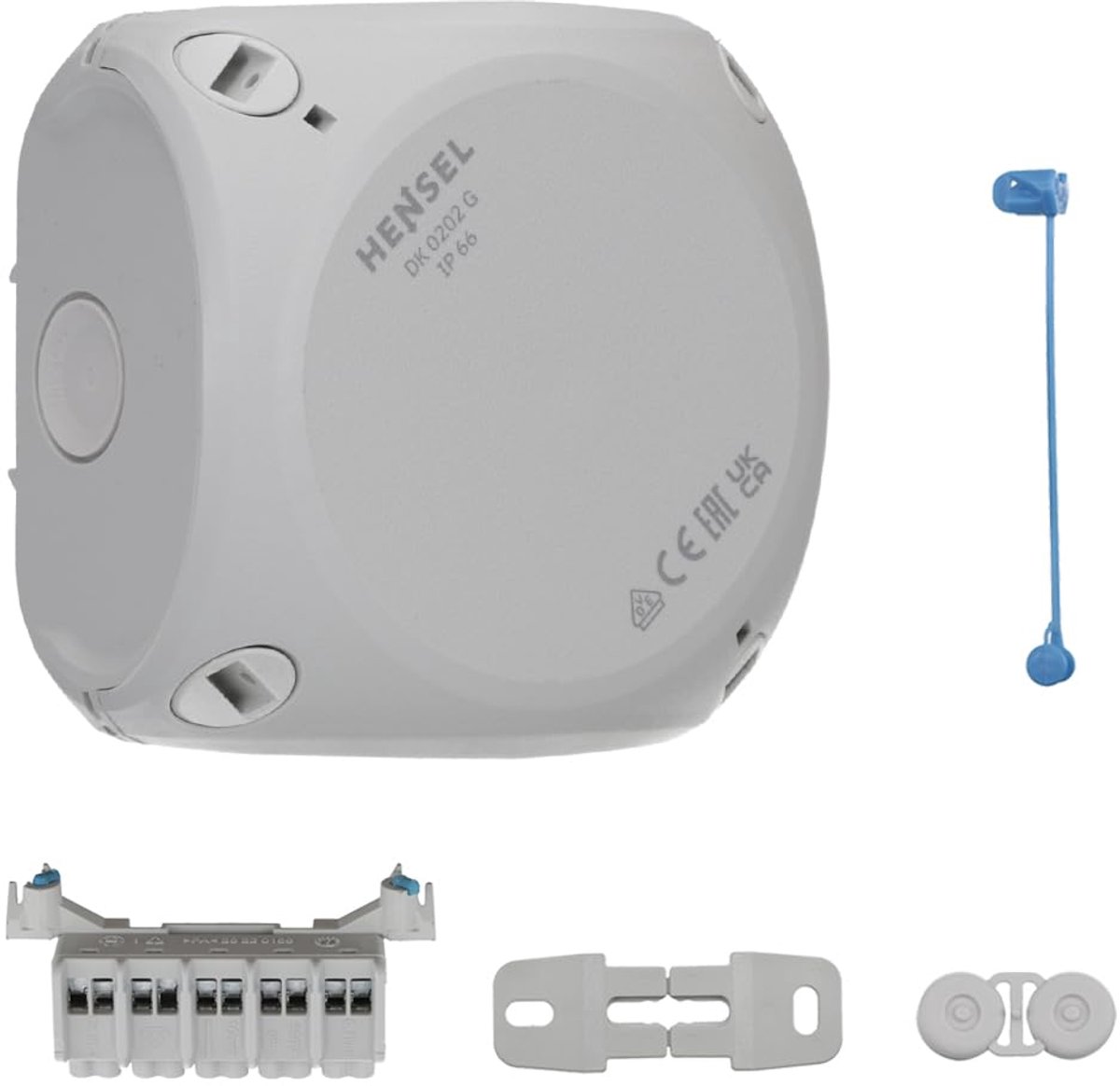 Distributor DK-0202G - Geschikt voor wand- en plafondmontage - Maximaal 4 mm2 - Ideaal voor diverse buisdiameters - ShopVlot