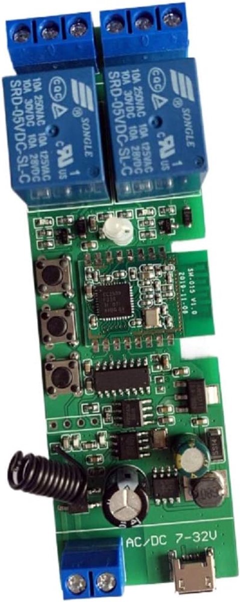 ZigBee contactrelais 2 kanalen - 5V 12V - zelf vergrendelbaar en direct vergrendelbaar - eenvoudig te installeren - ShopVlot