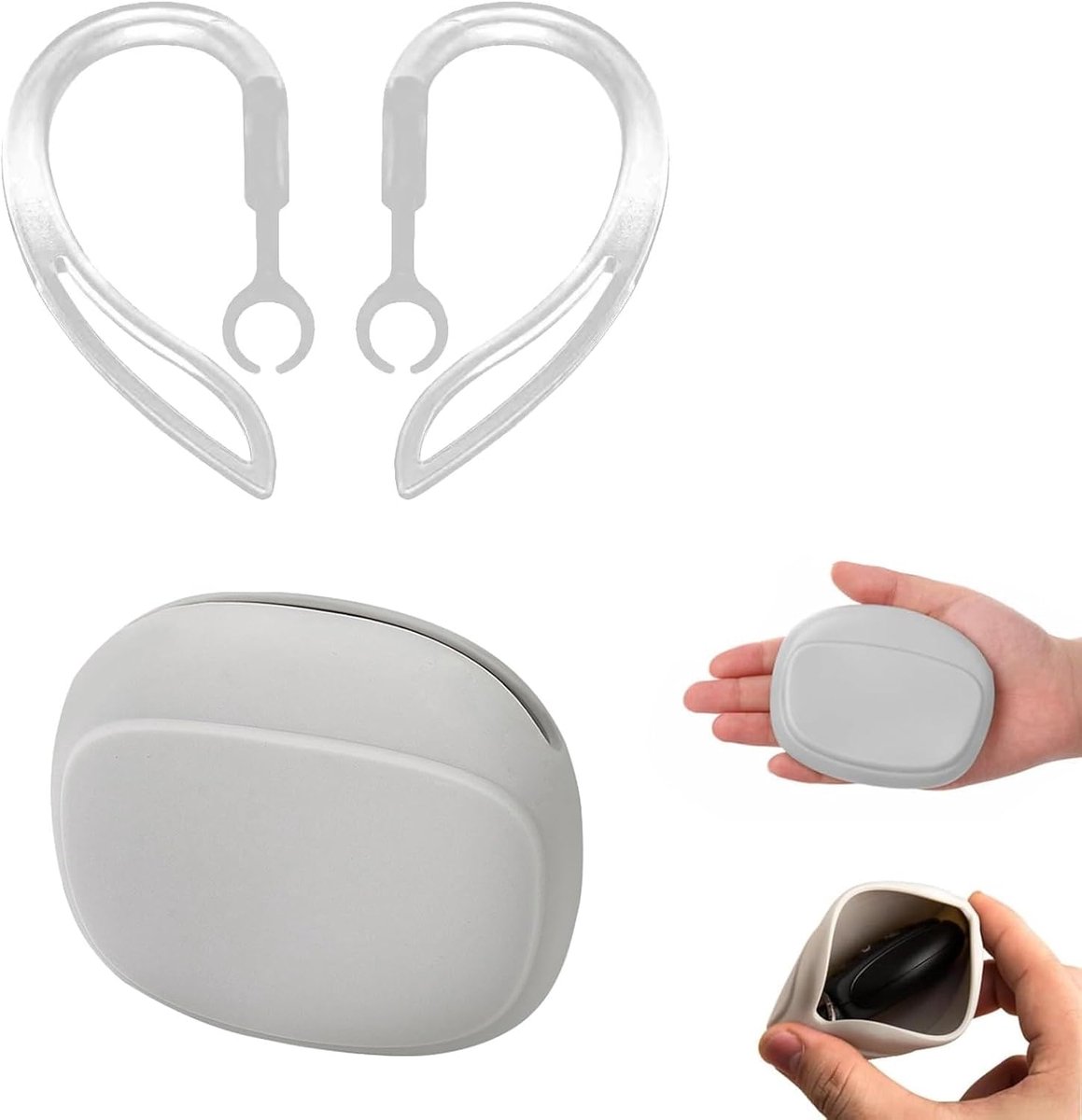 Oorbeugels voor AirPods 1-4 - Verstelbare oorinzetstukken - Comfortabel accessoire - Ideaal voor hardlopen - ShopVlot