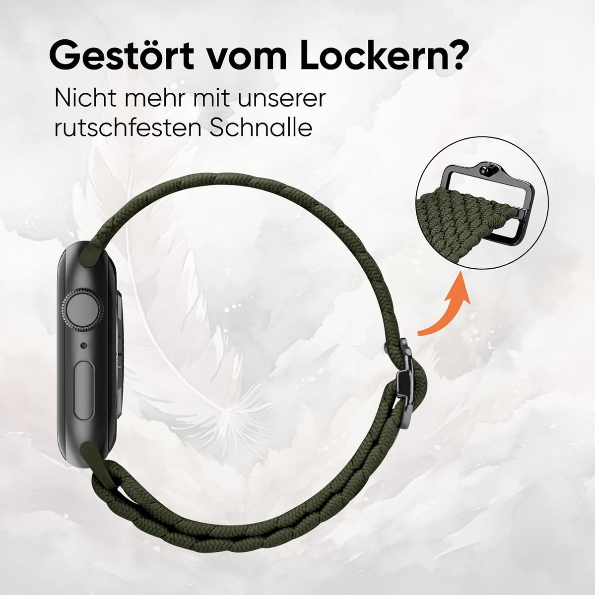 Nylon Horlogeband voor Apple Watch 38-49 mm - Gevlochten Elastisch - Antislip - Comfortabel voor dagelijks gebruik - SnelShoppen