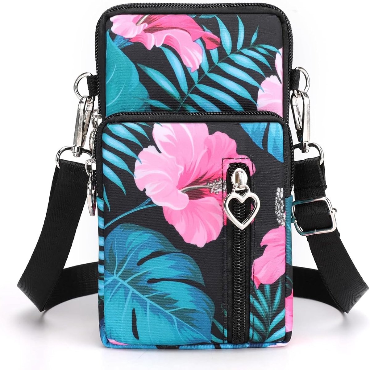 Mobiele telefoon tas vrouwen - kleine schoudertas - crossbody ontwerp - ideaal voor sporten - SnelShoppen