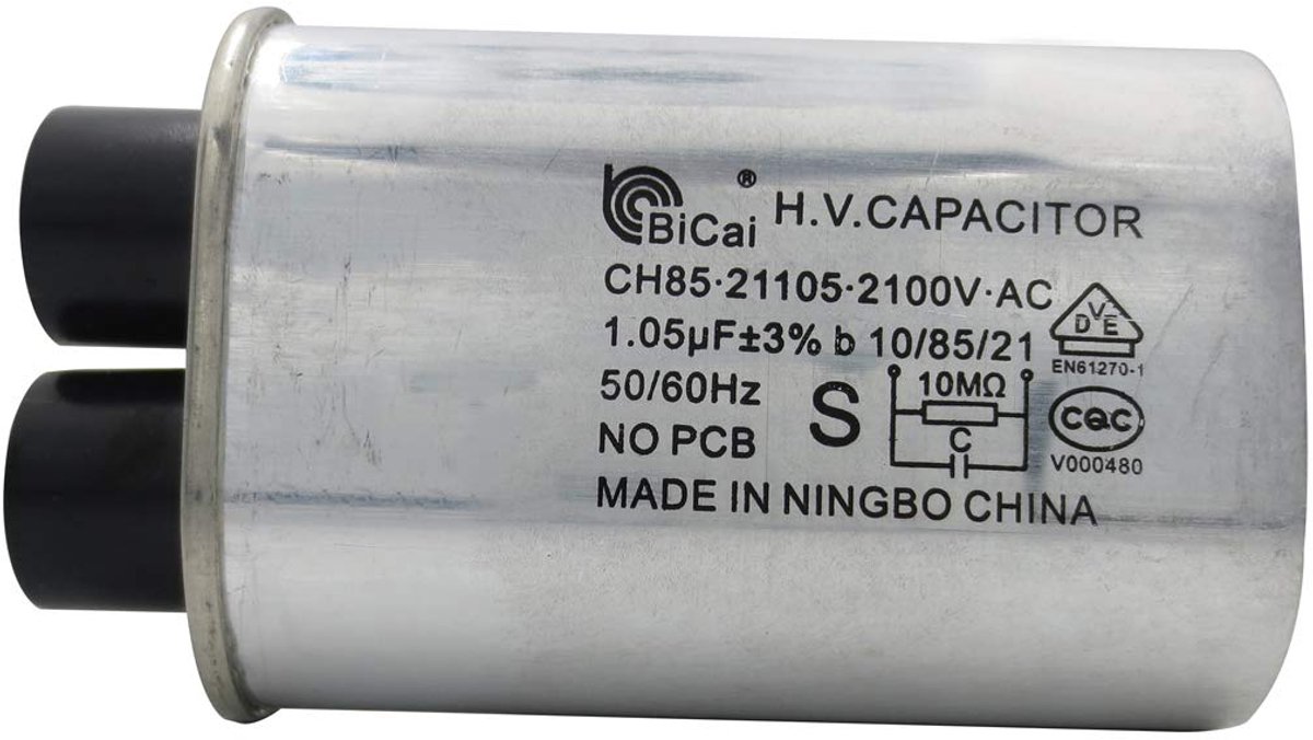 Hoogspanningscondensator 1.05uF - 2100V AC - Universele microwavecapacitor - Voor professionele toepassing - ShopVlot