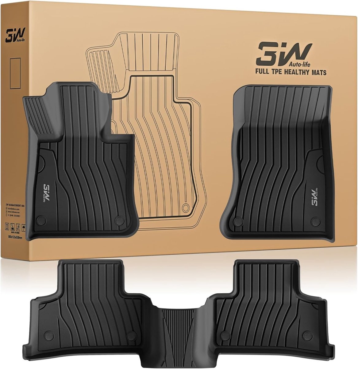 Auto vloermatten Benz GLC X254 2023-2025 - Thorex materiaal - Antislip en waterdicht - Perfecte pasvorm - ShopVlot