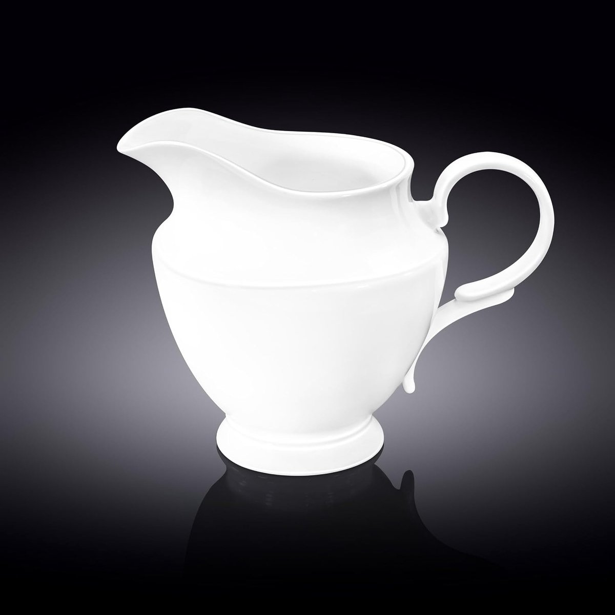 Porseleinen Krug 1700 ml - Wit - Hoogwaardige kwaliteit - Perfect voor serveren - ShopVlot