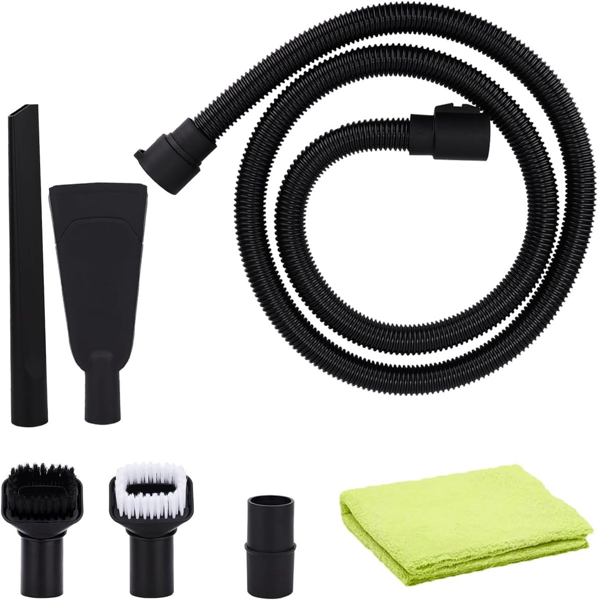 SnelShoppen - Auto-interieur schoonmaakset voor Kärcher nat-droog stofzuiger, ideaal voor auto, camper, boot, met borstel, slang en accessoires, gesch