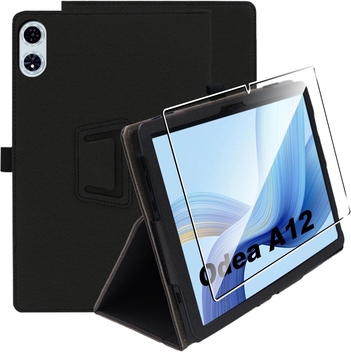 Tablet hoes voor Odea A12 12 inch - PU leer - met standaardfunctie - optimale bescherming - ShopVlot