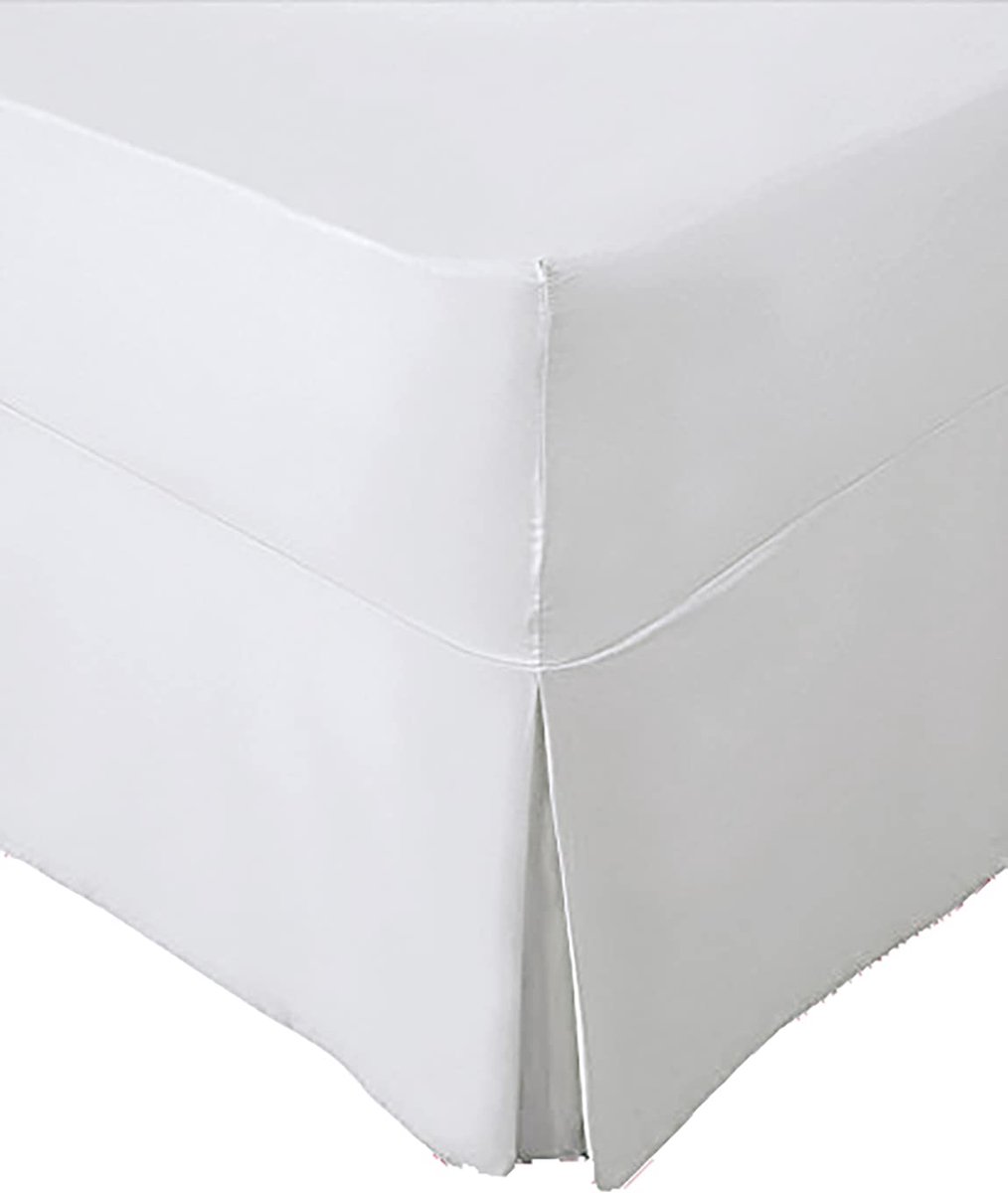 Hoeslaken extra diep 180 draad percale - niet-ijzeren plissé - perfect passend voor matrassen - ShopVlot