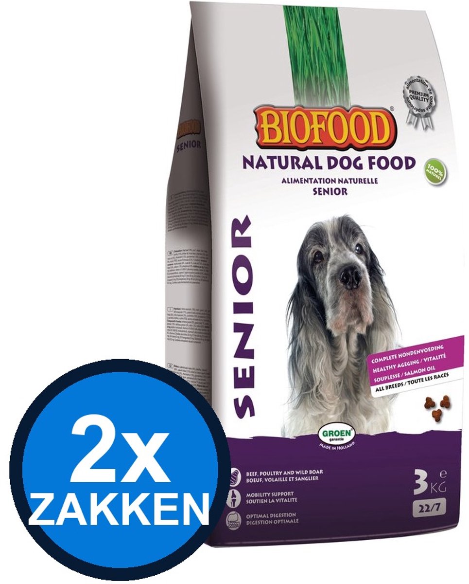 Biofood Biofood - Senior Souplesse - Hondenvoer Droogvoer - 4 kg