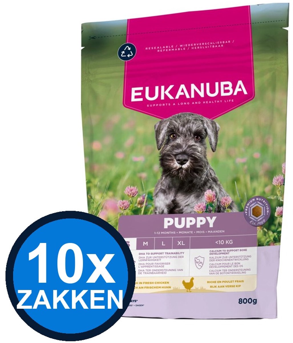 Eukanuba Eukanuba - Life Care Dog Puppy Small Chicken - Hondenvoer Droogvoer - 800 g