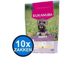 10x Eukanuba - Life Care Dog Puppy Small Chicken - Hondenvoer Droogvoer - 800 g