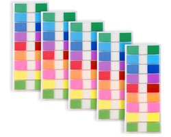 Transparante PET Tabs - 900 Stuks Bookmark, Zelfklevende Pastel Verwijderbare Notities, Waterdicht voor Lezen, Studeren en Kantoorgebruik
