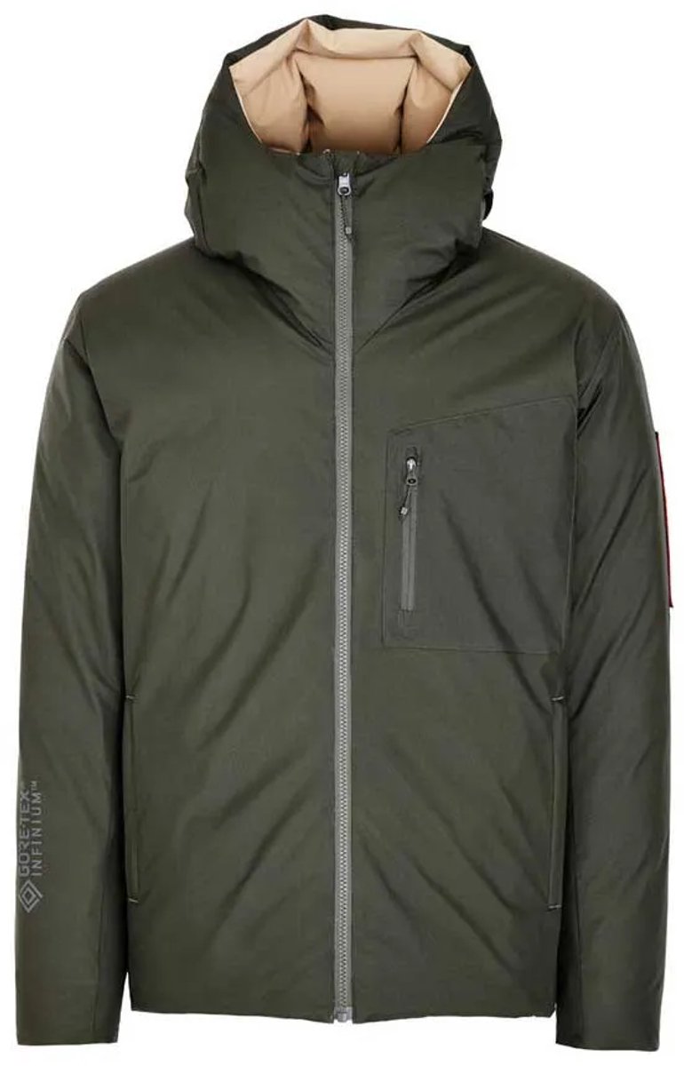 The Mountain Studio Gore-tex Windstopper® Reversible Donzen Jas Man Groen