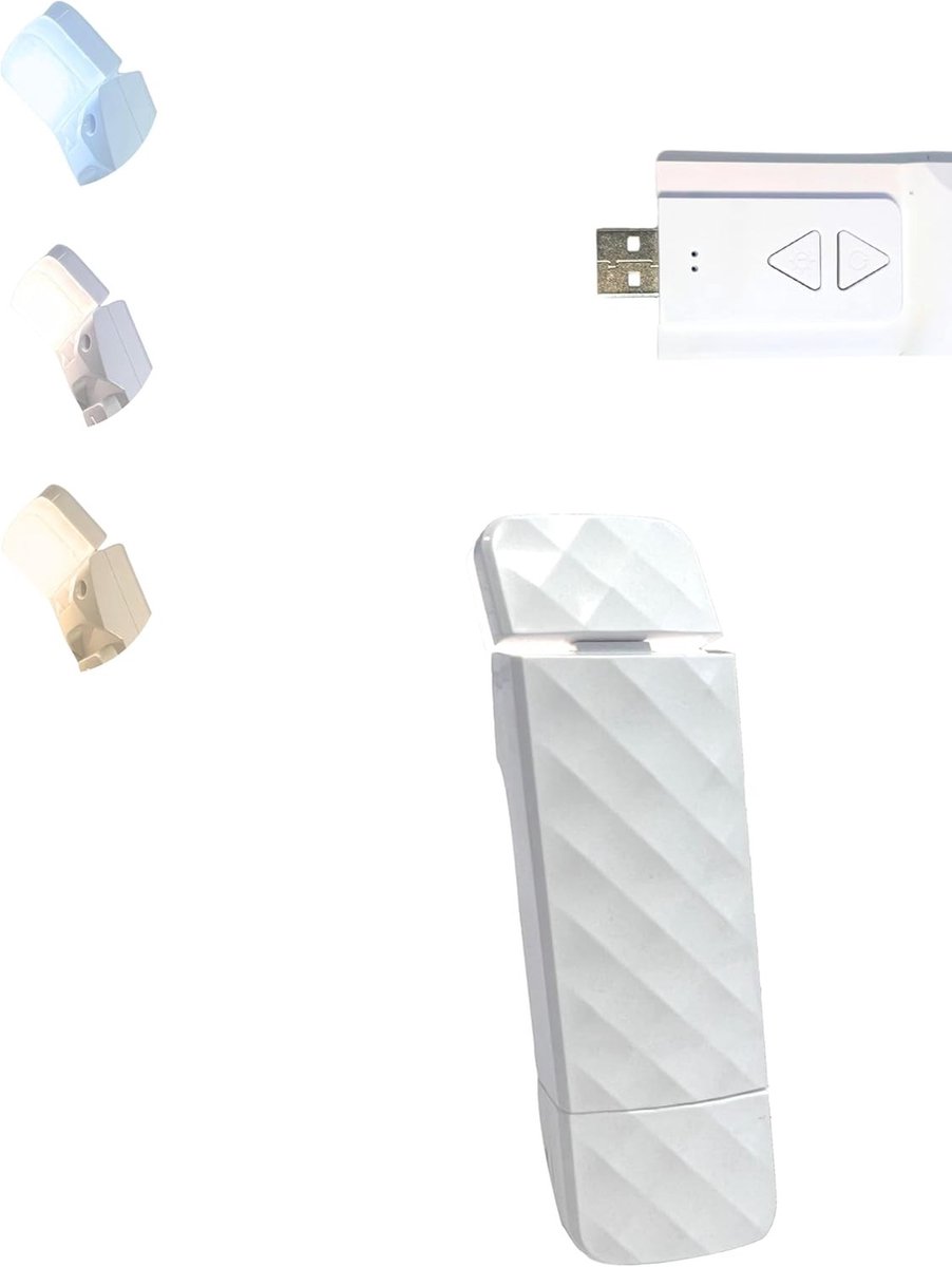 Leeslampje - Wit - 5 LED Lichtinstellingen - Oplaadbaar via USB - Voor Boekenliefhebbers
